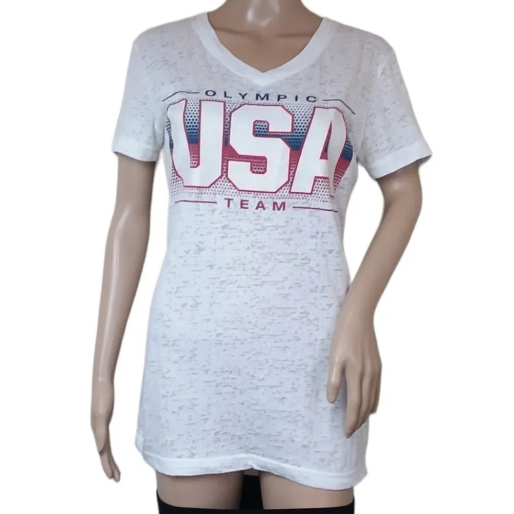 Team Apparel USA OLYMPIC White Top